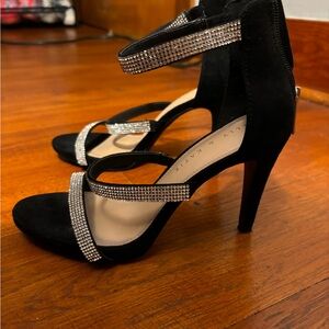 Black and Silver Gem Kelly & Katie Shoe